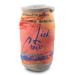 5" LICK CROIX Plush Toy Squeaker‎ BARKING BERRY Haute Diggity Dog Pink Orange